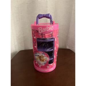 Barbie Accessory Carrying Case With Handle Door Snaps Shut